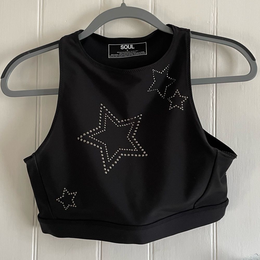 Soul Cycle Black Sports Bra